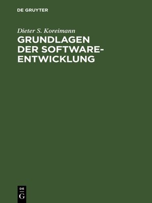 cover image of Grundlagen der Software-Entwicklung